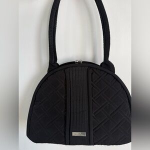 Vera Bradley Eloise Black Bag with kiss lock.